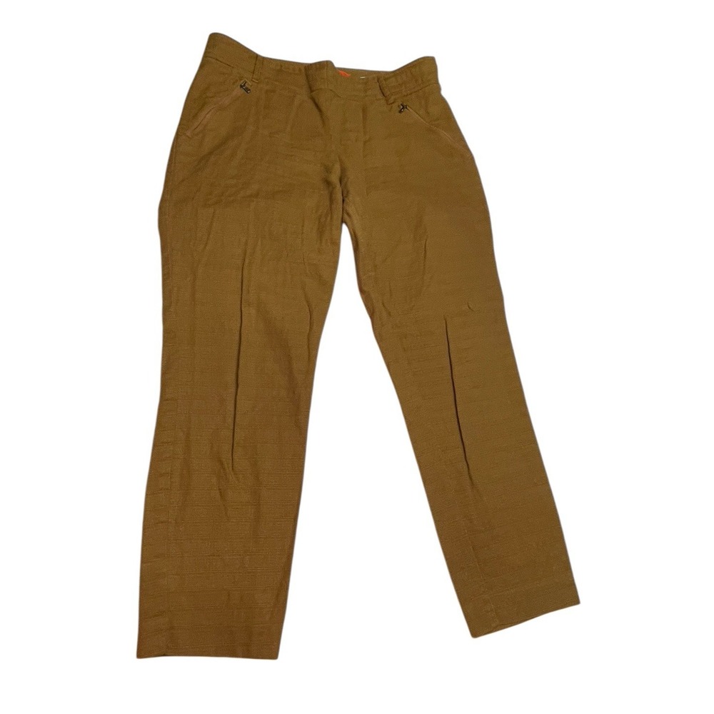 Anthropologie Cartonnier Charlie Trouser‎ Ankle Pants Womens Size 8 Tan Career